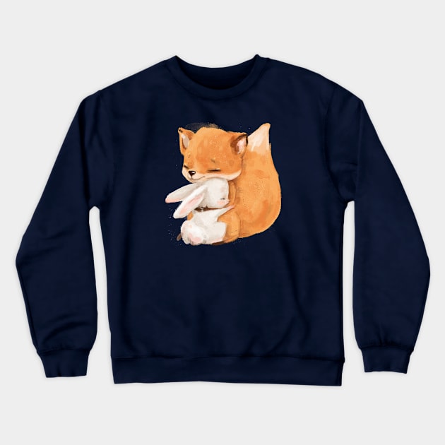 Adorable Fox 2 Crewneck Sweatshirt by EveFarb